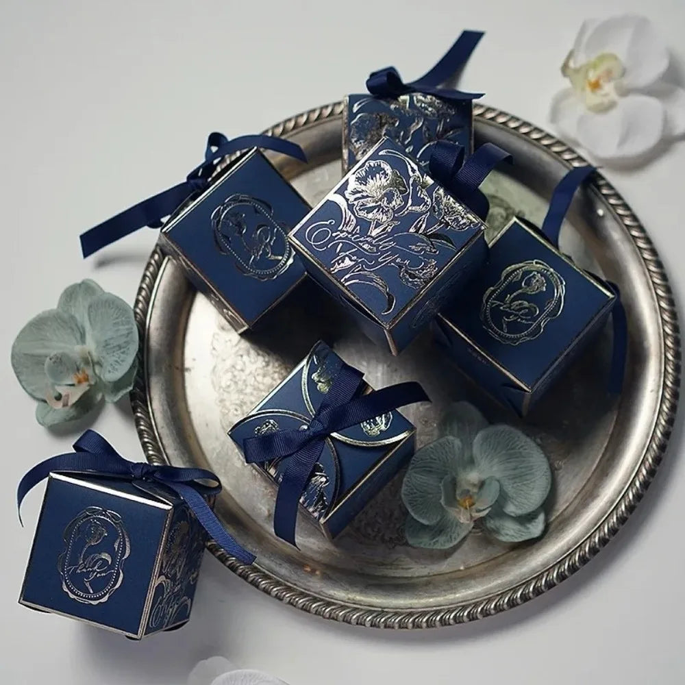 10 Pcs Luxury Wedding Candy Boxes with Ribbon – Party Favours Party Favour Boxes Richie's