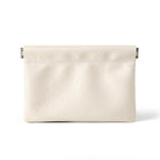 Waterproof PU Leather Coin Purse – Auto-Closure Mini Bag Coin Purse Richie's Large White