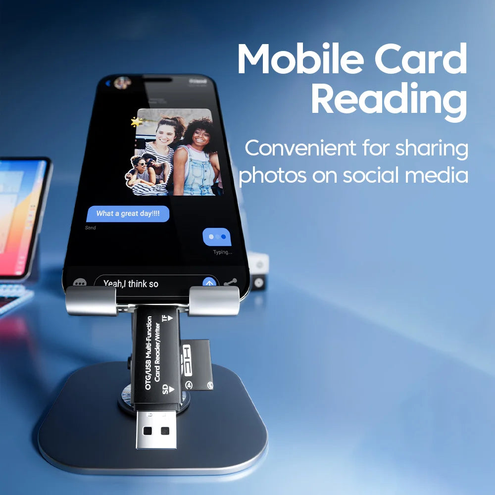 2-in-1 USB Type-C OTG SD TF Card Reader Adapter + Micro USB OTG Card Reader Richie's