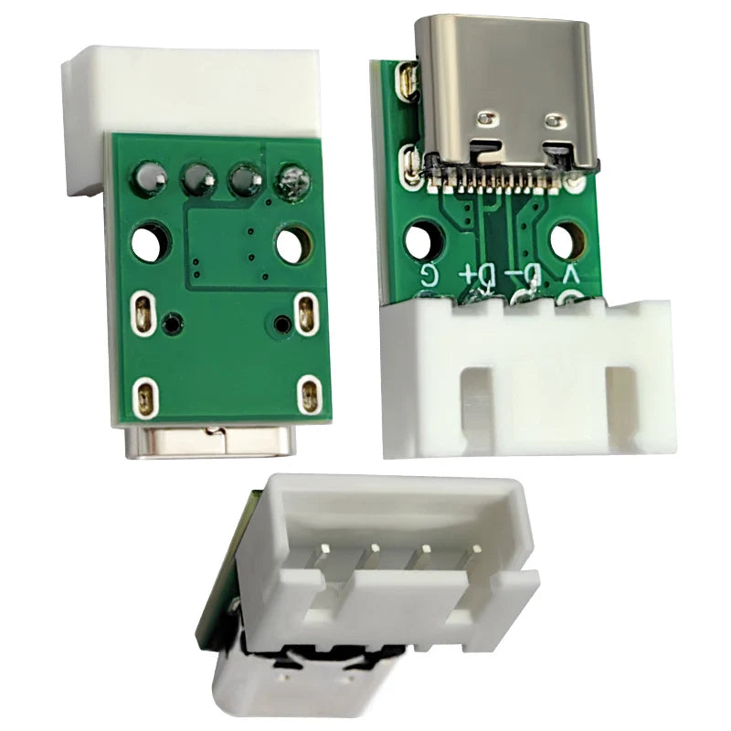 USB 3.1 Type-C 16-Pin PCB Test Adapter Connector Socket USB-C PCB Adapter Richie's