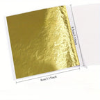 100pcs Gold Leaf Foil Paper for Scrapbooking & Home Decor Foil Craft Paper Richie's