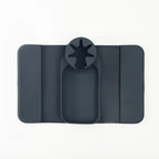 Silicone Sofa Cup Holder Non-Slip Armrest Tray with Side Pocket Sofa Armrest Tray Richie's Grey