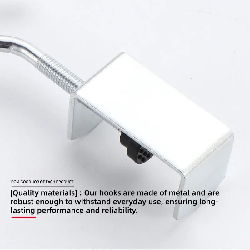 Adjustable No-Drill Table Edge Hooks for Desk – 5/10 Pack Desk Clip Hook Richie's