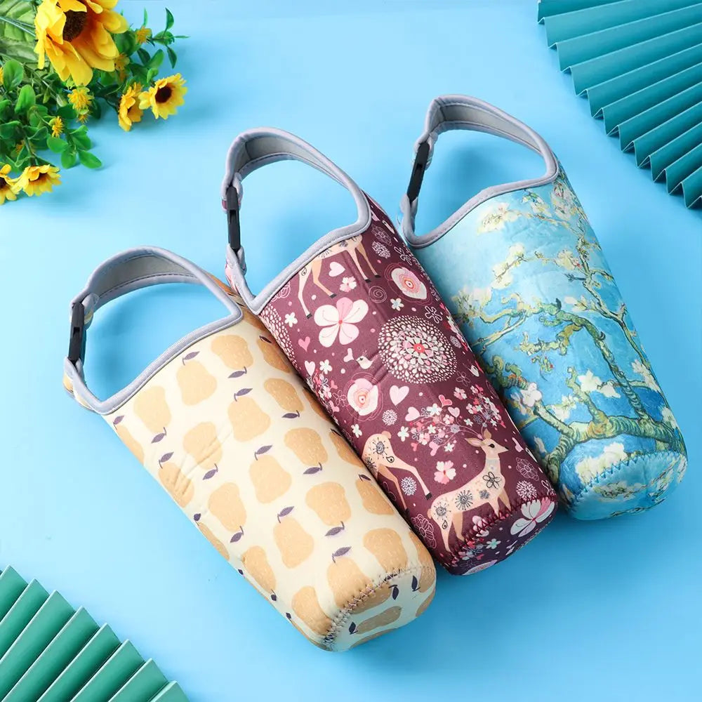Tumbler Cup Sleeve Tote Bag – Portable Beverage Holder Cup Sleeve Tote Bag Richie's