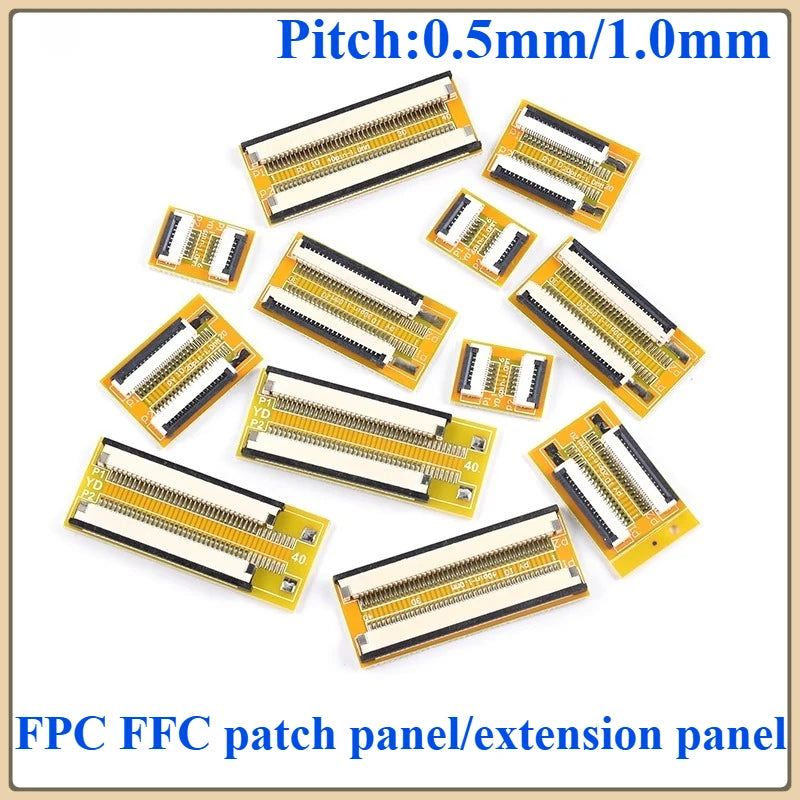 FPC FFC Flat Cable Adapter Board 1.0mm Pitch 4–60 Pin FPC FFC Adapter Board Richie's