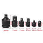 Impact Socket Drive Adapter 1/2 3/8 1/4 Chrome-Vanadium Steel Socket Drive Adapter Richie's