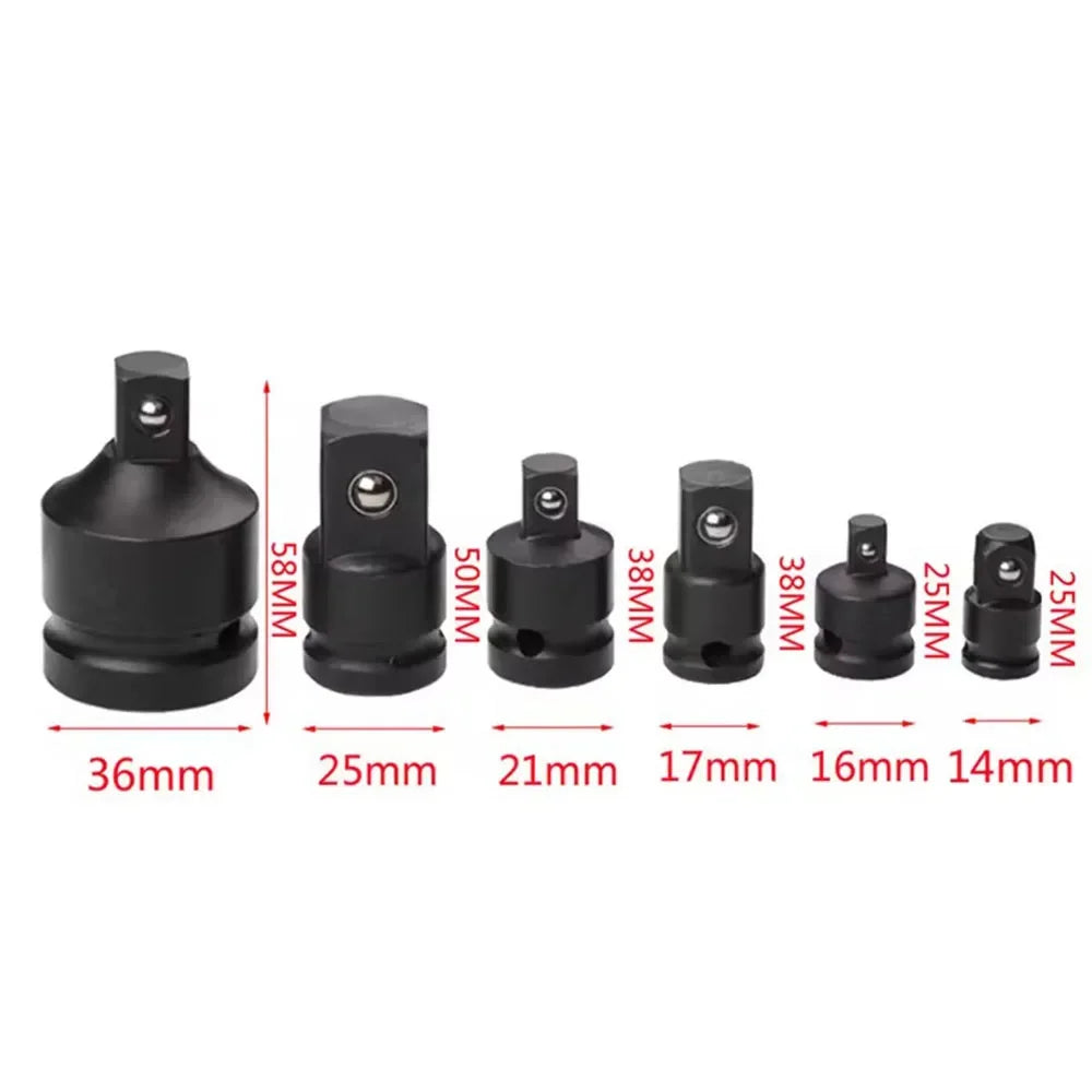 Impact Socket Drive Adapter 1/2 3/8 1/4 Chrome-Vanadium Steel Socket Drive Adapter Richie's