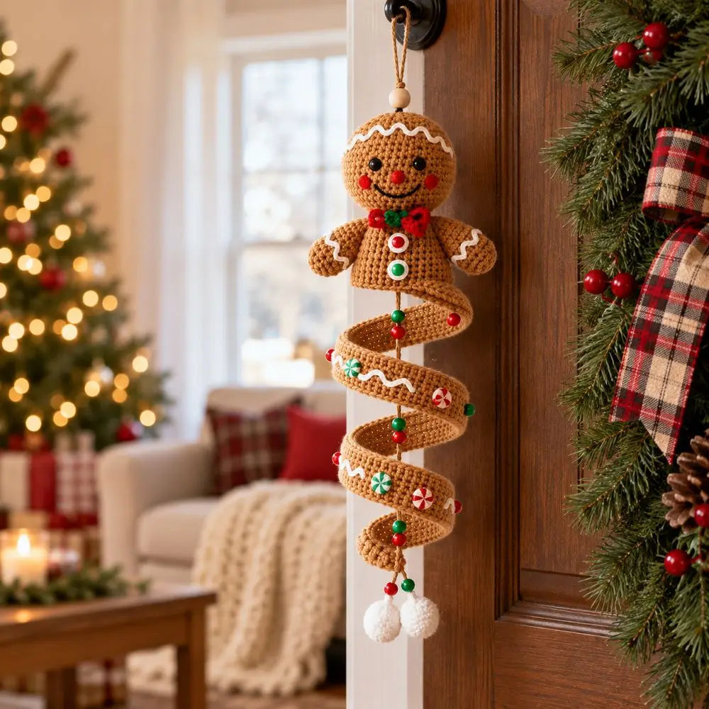 DIY Crochet Spiral Ornament Kit – Holiday Yarn Craft Set Crochet Craft Kit Richie's