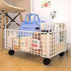 Iron Mobile Storage Box with Wheels – Rolling Desk Organizer Rolling Storage Organizer Richie's