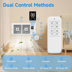 4x10" Smart Register Booster Fan with Remote & Thermostat Control HVAC Vent Booster Fan Richie's
