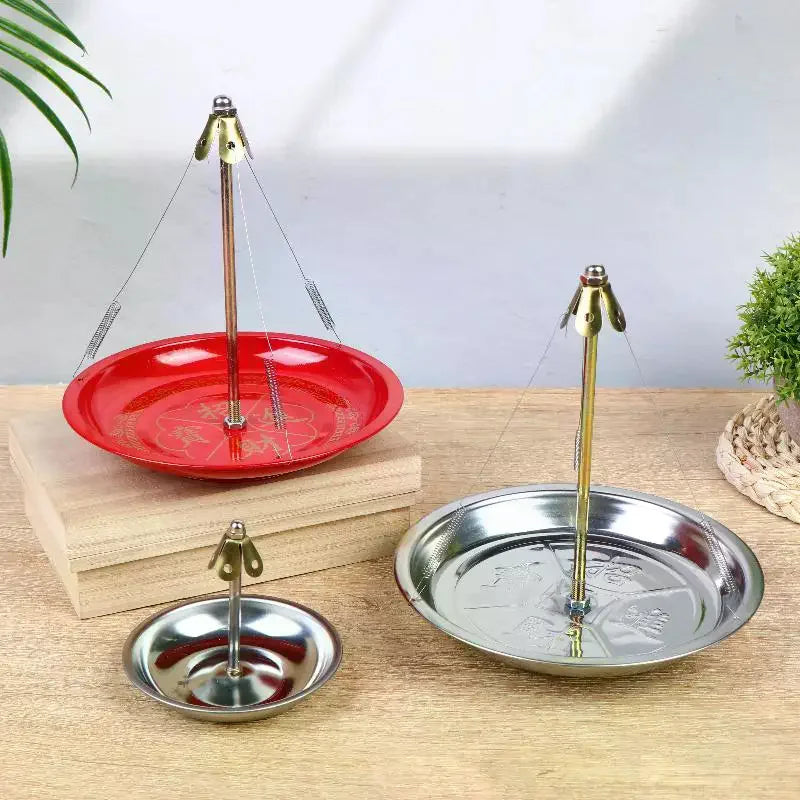 Stainless Steel Coil Incense Burner Red Ash Catcher Ring Rack Incense Burner Richie's