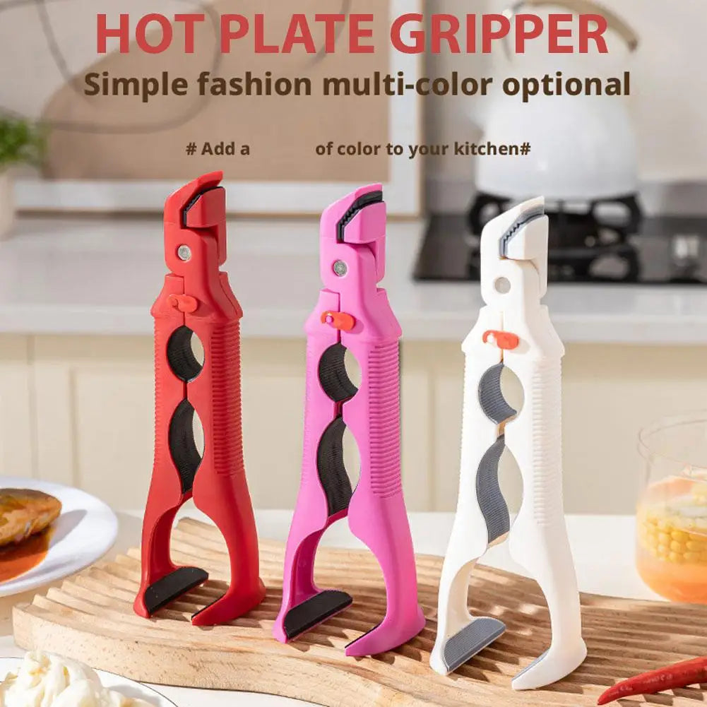 2-Pack Silicone Plate Gripper Clips – Heat-Safe Dish Tong Clamps Kitchen Gripper Clips Richie's