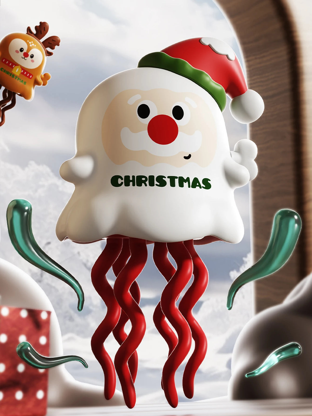 Christmas Clockwork Dancing Toy – Snow Treasure or Elk Figure Clockwork Wind-Up Toy Richie's