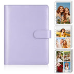 A5 Kpop Photocard Binder Album 30 Pages Loose-Leaf Holder Photocard Binder Album Richie's Purple