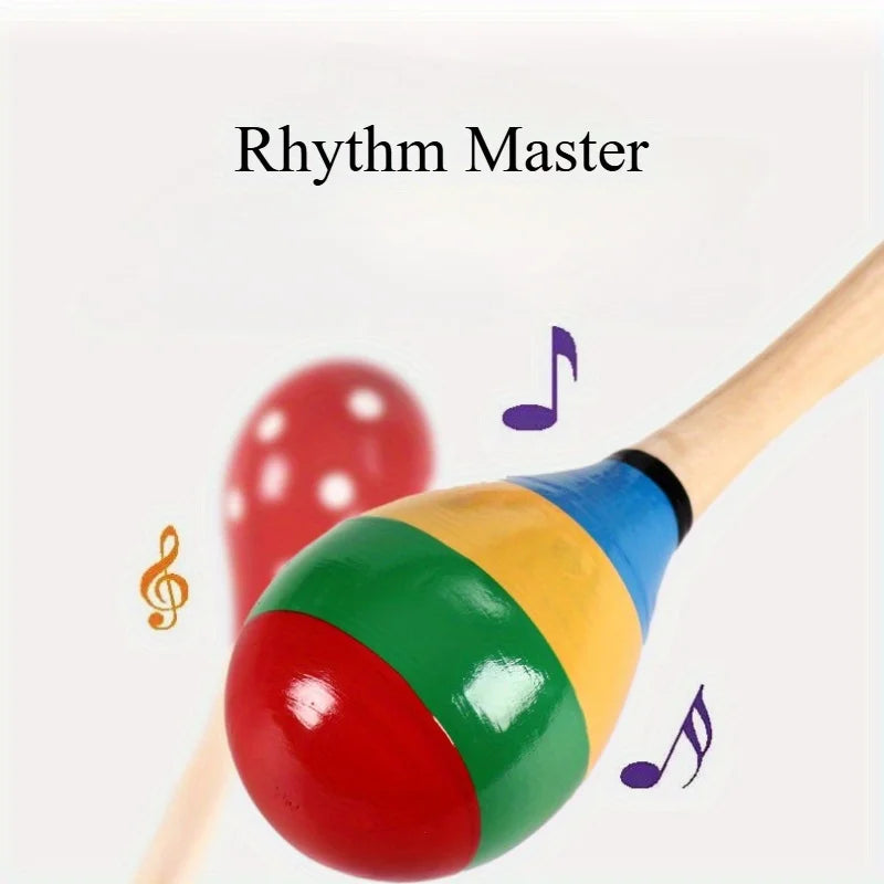 Wooden Sand Hammer Maraca – DIY Orff Percussion Instrument Percussion Instrument Richie's