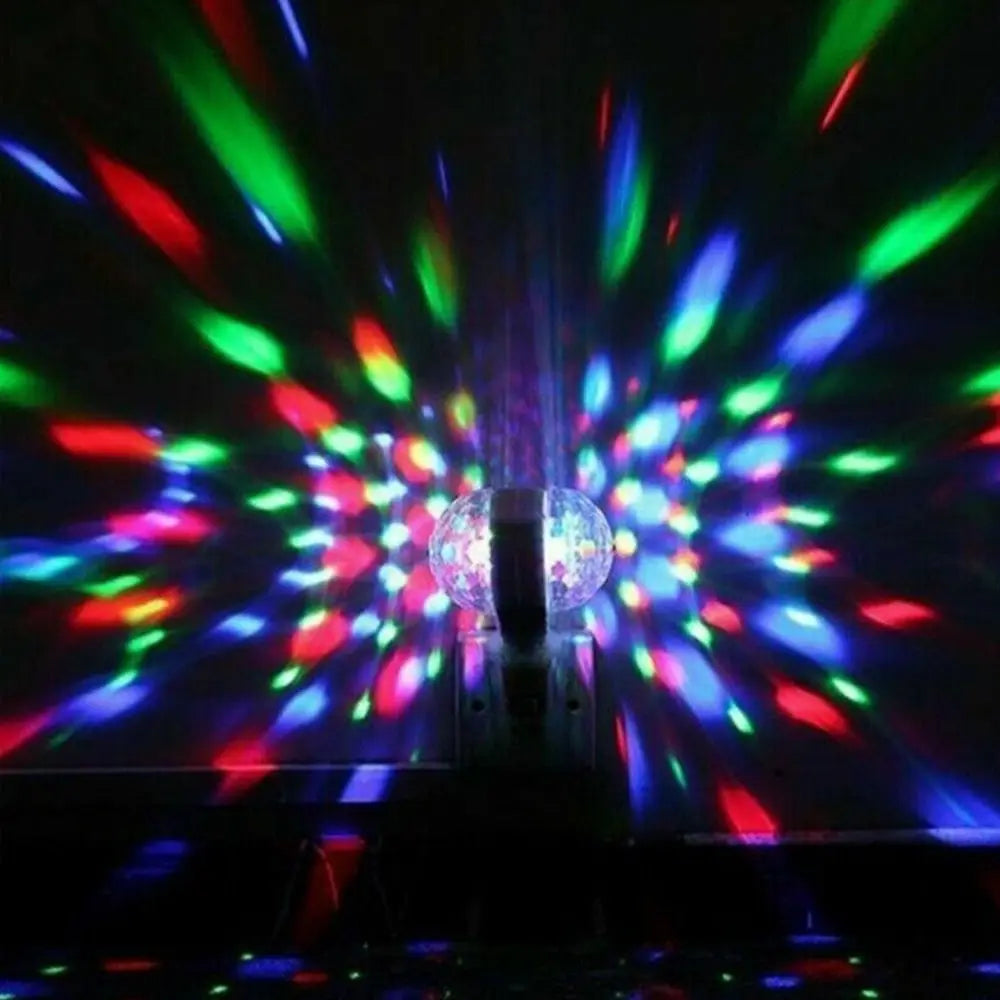 6W LED Rotating Crystal Ball Disco Bulb B22 E27 Stage Light LED Stage Light Bulb Richie's