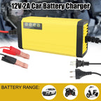12V 2A Smart Lead Acid Battery Charger – Car & Motorcycle Battery Charger Richie's