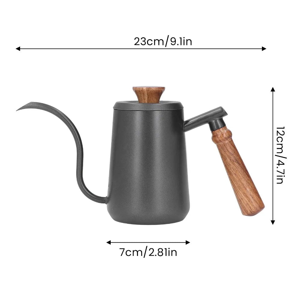 304 Stainless Steel Gooseneck Pour Over Coffee Kettle 350ml Pour Over Kettle Richie's