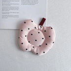 Apple Shape Cotton Coaster – Heat Resistant Washable Table Mat Kitchen Coaster Mat Richie's Pink-polka dot