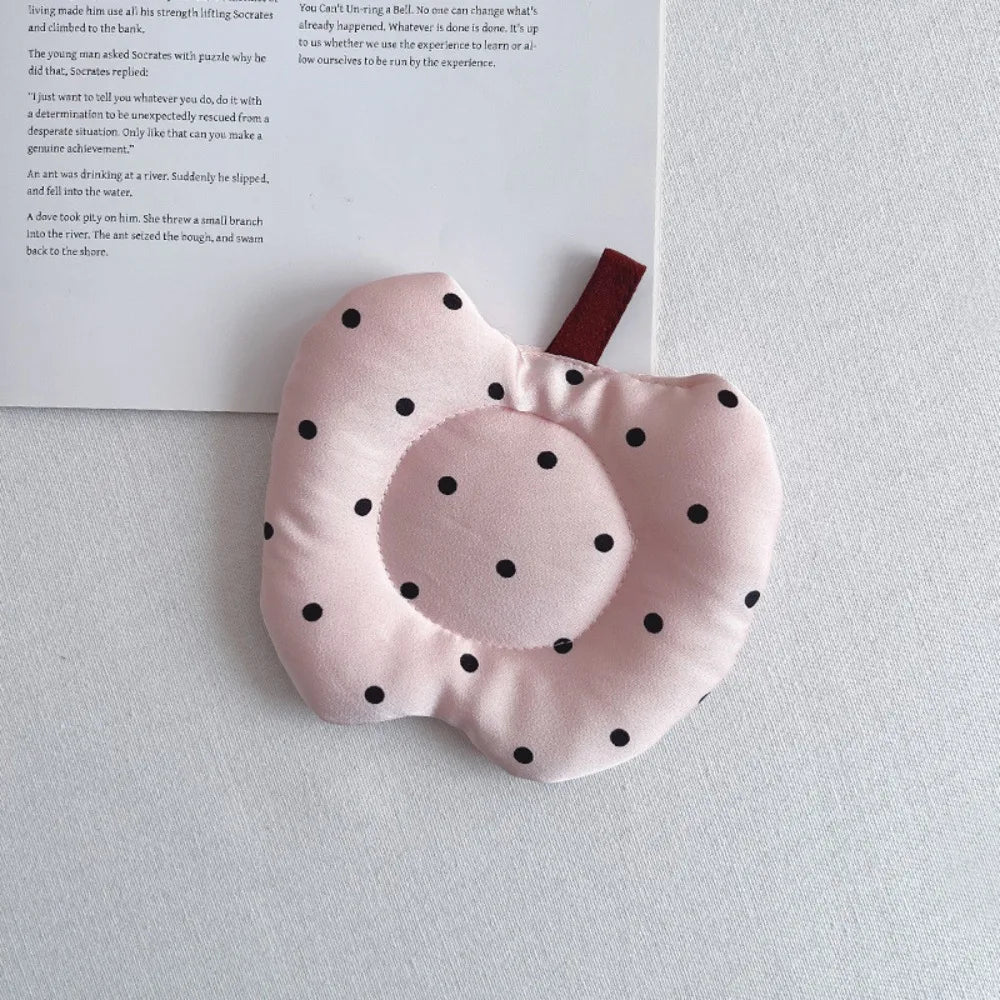 Apple Shape Cotton Coaster – Heat Resistant Washable Table Mat Kitchen Coaster Mat Richie's Pink-polka dot