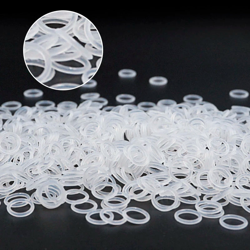 50PCS Silicone VMQ O-Ring Gasket Set CS1mm OD 3–13mm Silicone O-Ring Set Richie's