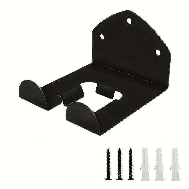 Wall Mounted Garden Tool Rack – Trimmer & Chainsaw Organizer Garden Tool Rack Richie's Black-3 holes