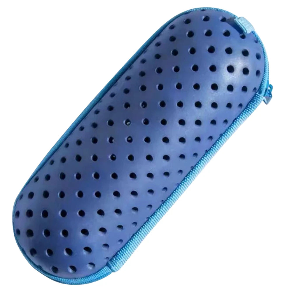 EVA Swim Goggle Case with Clip & Drain Holes | APWIKOGER Swim Goggle Case Richie's Dark Blue