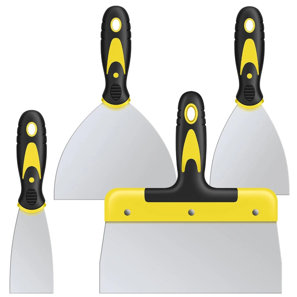 4-Piece Putty Knife Set – Stainless Steel Scraper Tool Kit Putty Knife Set Richie's Default Title