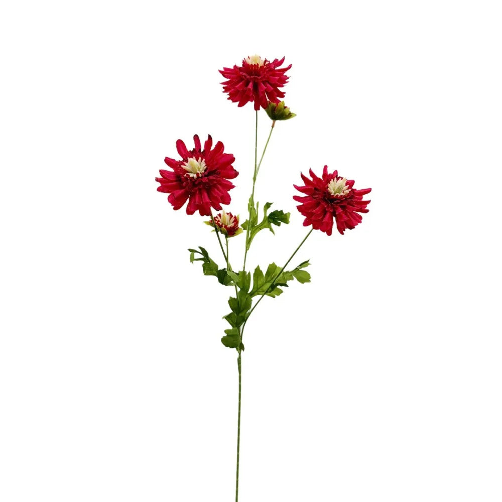 Yellow Artificial Chrysanthemum Stems – Faux Silk Flowers Artificial Flower Stems Richie's Red