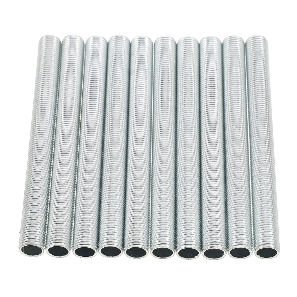 10Pcs M10 Threaded Hollow Iron Lamp Extension Rods – Chandelier Lamp Extension Rod Richie's