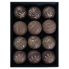 12 Antique-Style Christmas Ball Ornaments – Classic 8cm Baubles Christmas Tree Ornaments Richie's 7 8cm