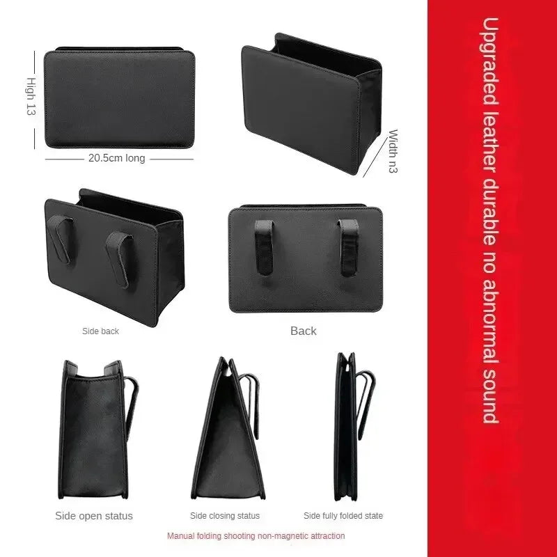 Foldable Car Trash Can & Seat Back Hanging Storage Bag Car Storage Organizer Richie's
