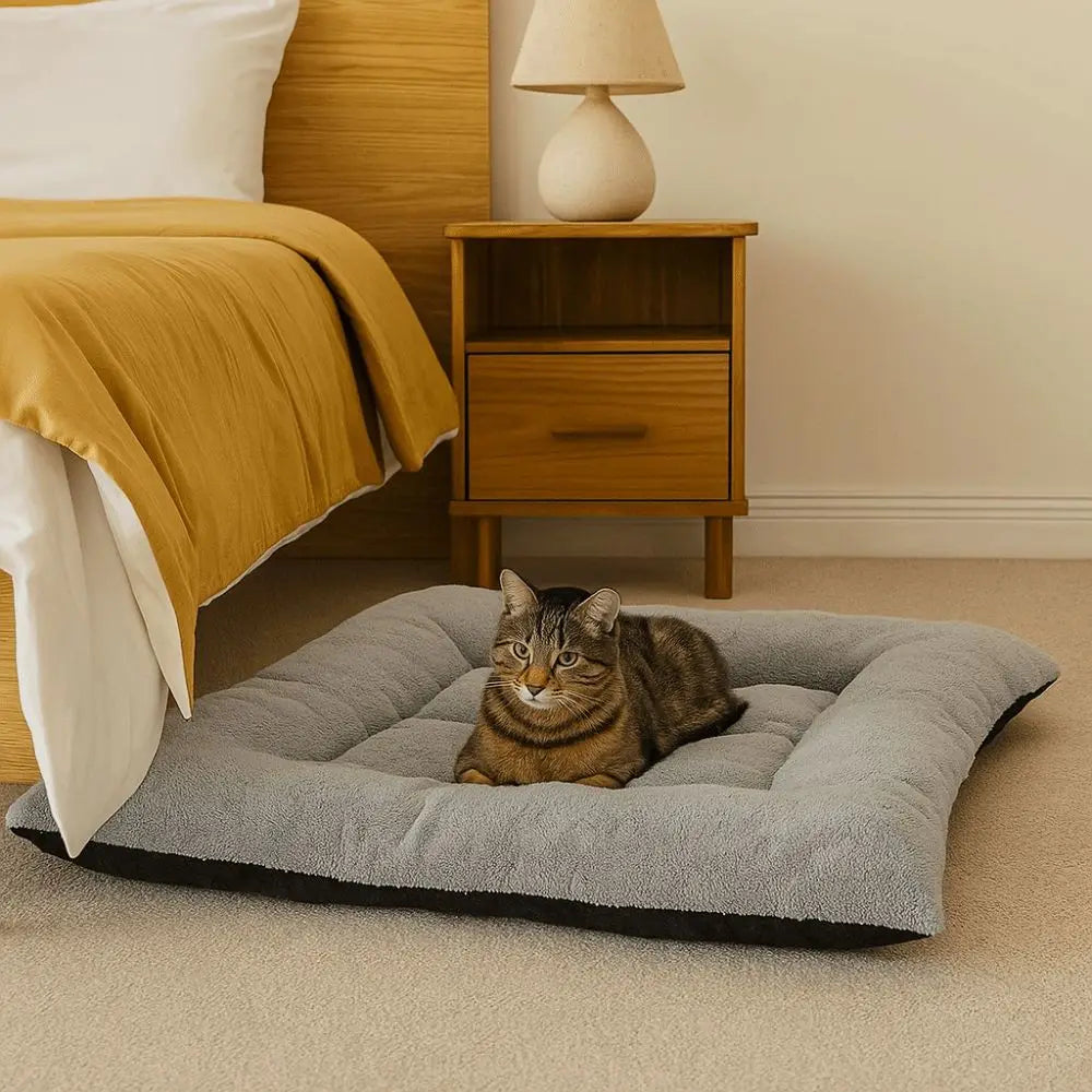 Super Soft Non-Slip Cat Bed Mat | Flannel Pet Cushion Cat Bed Mat Richie's