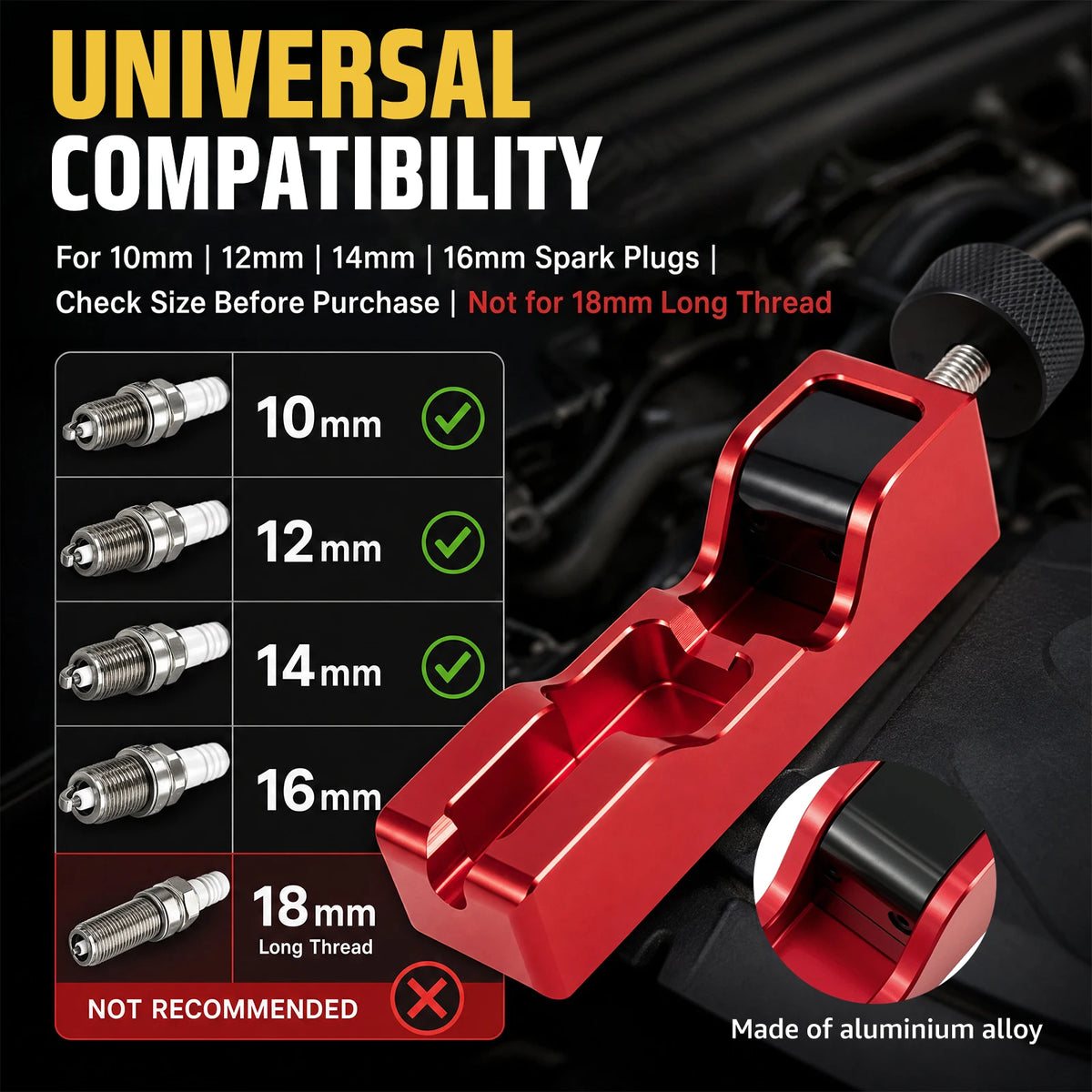Universal Spark Plug Gap Tool Kit – 32 Blade Feeler Gauge Spark Plug Gap Tool Richie's