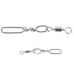 10Pcs Stainless Steel Fishing Quick Snap Speed Swivel & Guide Rings Fishing Swivel Snap Richie's