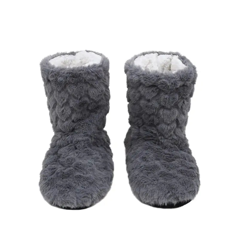 Thick Thermal Velvet Socks – Non-Slip Winter Floor Slipper Socks Thermal Slipper Socks Richie's dark gray 1XL