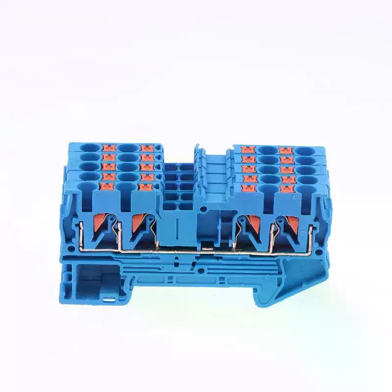 5Pcs PT2.5 Quattro Push-In Spring Terminal Block Screwless Spring Terminal Block Richie's