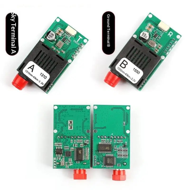 TTL Optical Transceiver Module for Drones FC Interface 20–60KM Fiber Optic Transceiver Richie's