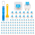 100Pcs Blue Clicky Mechanical Keyboard Switches – Tactile, LED Keyboard Switches Richie's 100pcs