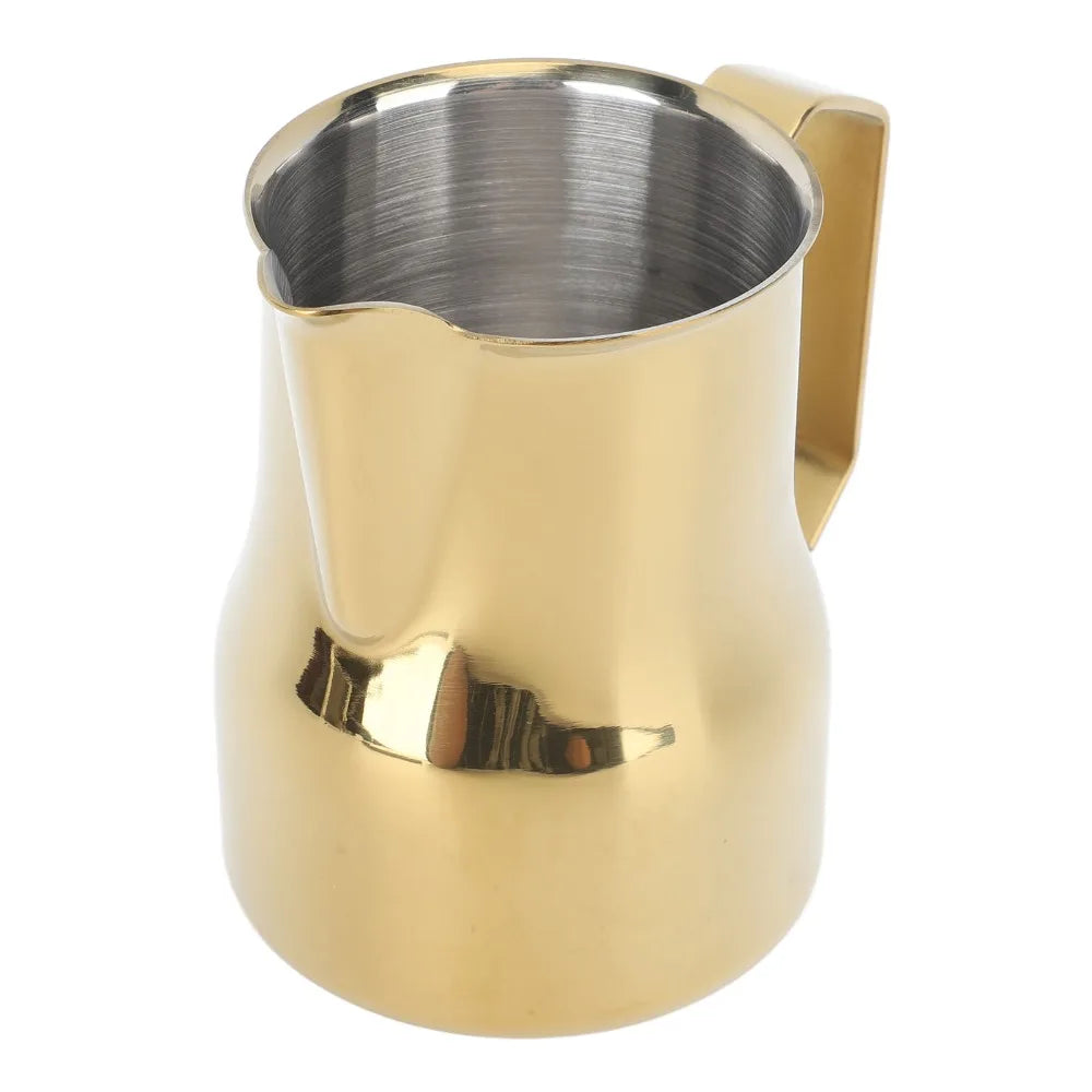 350ml Gold Stainless Steel Milk Frothing Pitcher | Coffee Art Milk Frothing Pitcher Richie's