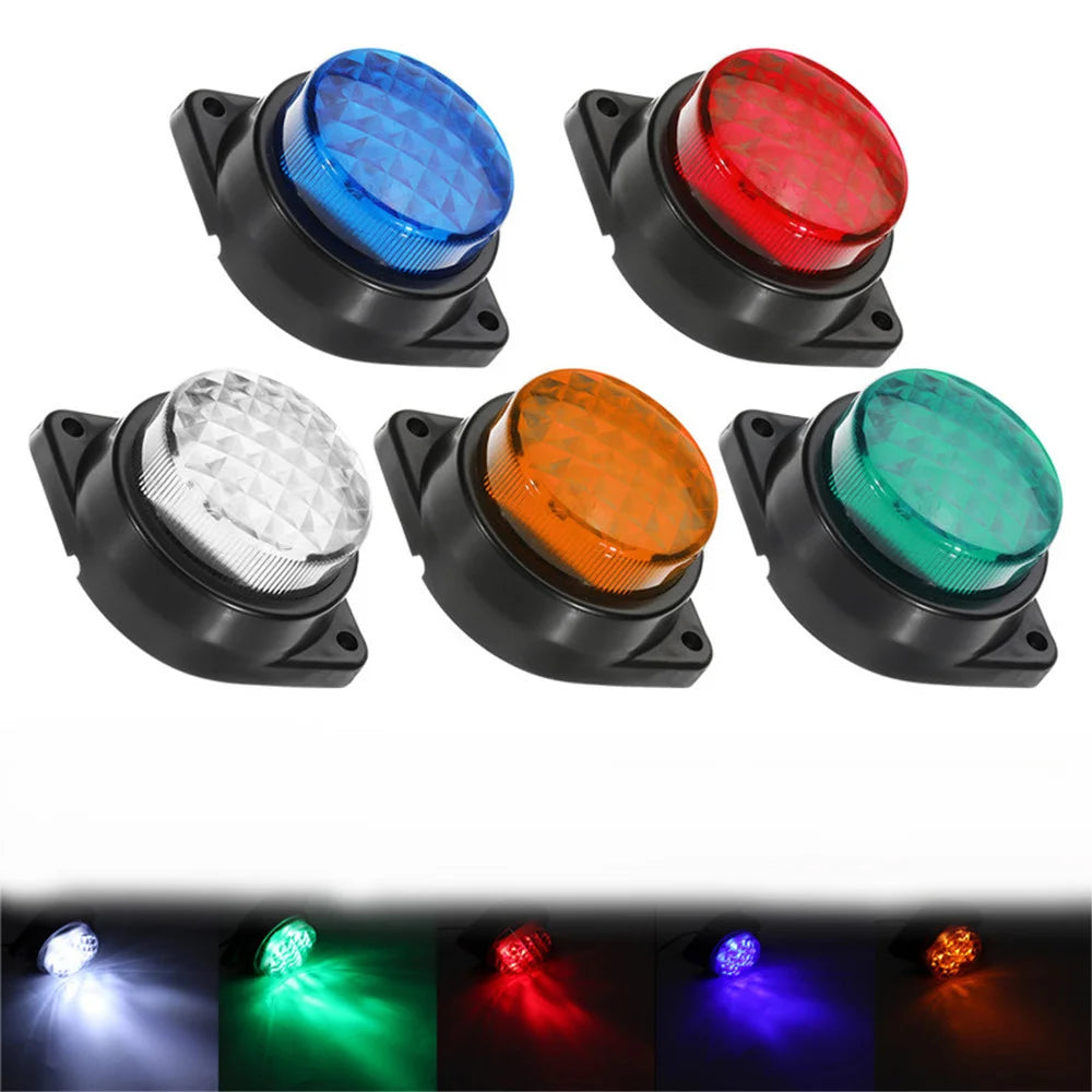 24V LED Truck Side Marker Clearance Light – 6 LED Lamp Truck Marker Light Richie's