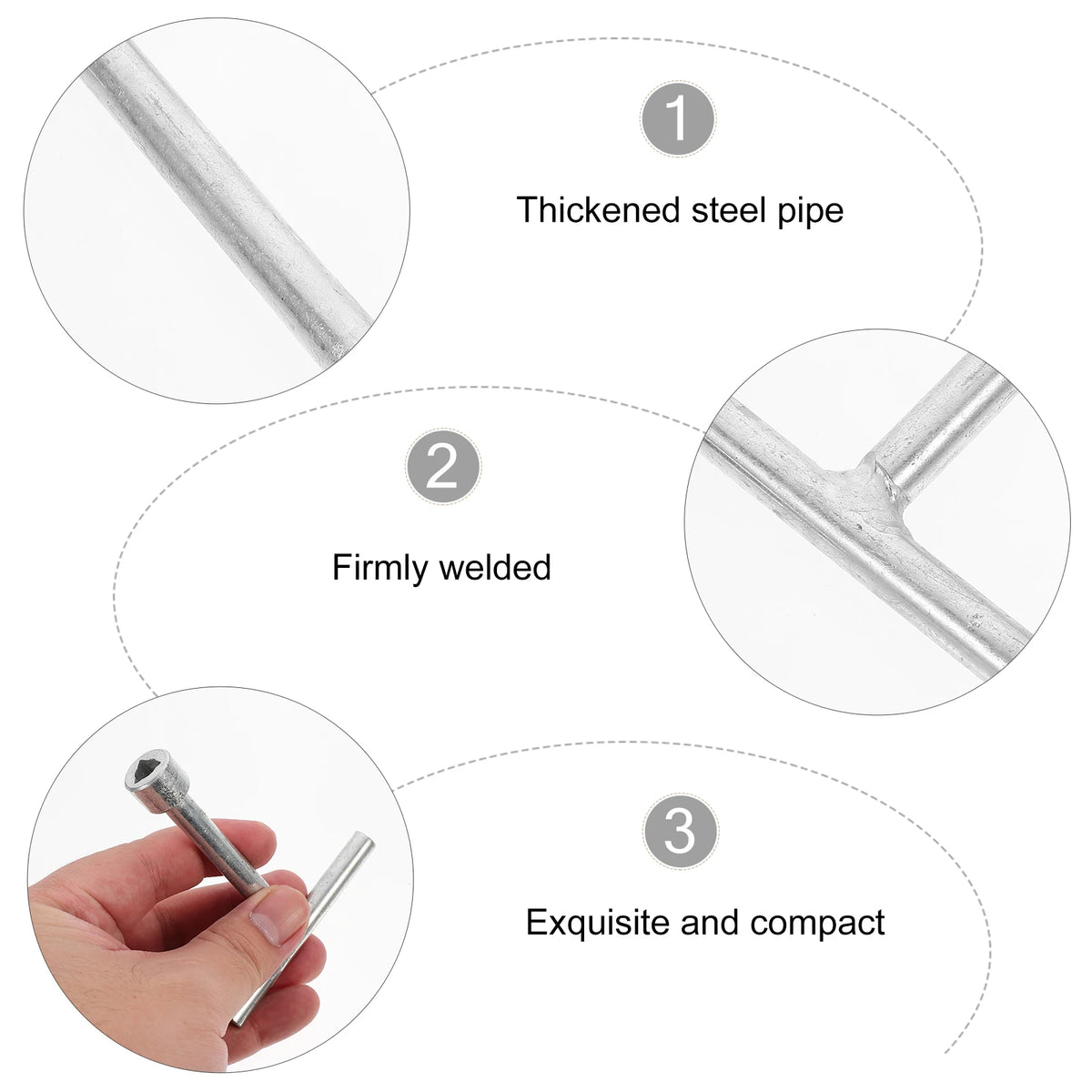 2pc Triangle Head Wrench Set – Stainless Steel Security Spanner Security Wrench Set Richie's