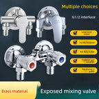 Triangle Shower Mixing Valve Faucet – Hot & Cold Control Shower Mixing Valve Richie's