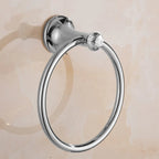 Gold Stainless Steel Wall-Mounted Round Towel Ring | HOBHE Bathroom Towel Ring Richie's Chrome