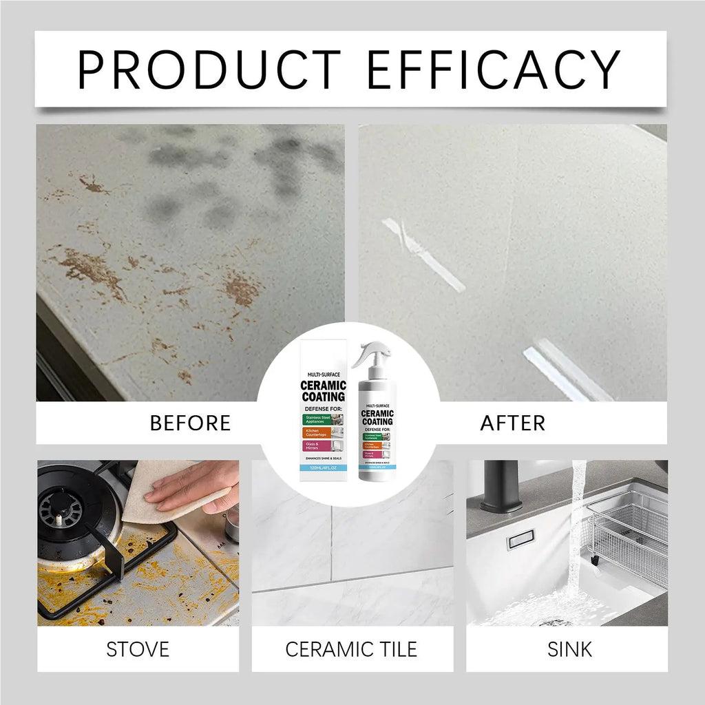 Ceramic Glass Coating Spray 120ml – Shine, Seal & Protect Surface Coating Spray Richie's