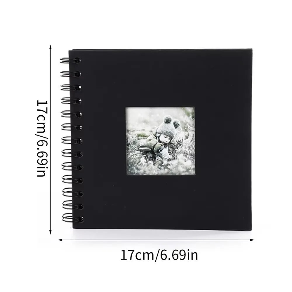 6-Inch Scrapbook Photo Album – 20 Pages & Window Cover Scrapbook Photo Album Richie's