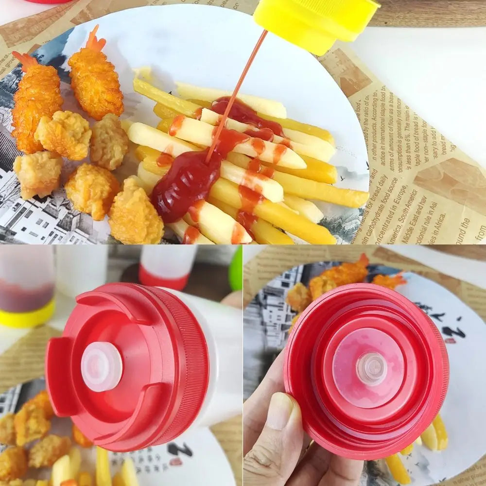 Double Head Squeeze Sauce Bottles 16oz 20oz 24oz – Food Grade PP Condiment Squeeze Bottle Richie's