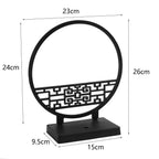 Artificial Plum Blossom Bonsai – Chinese Faux Flower Décor Artificial Bonsai Decor Richie's Black-1pc