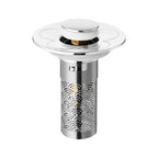 Stainless Steel Pop-Up Sink Stopper Hair Catcher Drain Filter Sink Drain Stopper Richie's 1PC