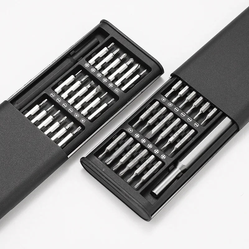 24-in-1 Precision Screwdriver Set | Magnetic Bits, Black Precision Screwdriver Set Richie's